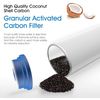 4 Pack 5 Micron 10"x2.5" Granular Activated Carbon Water Filter GAC Replacement