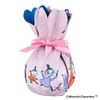 MUUMI Bath Gift Wild Trout Garden (Hand Soap & Bath Fee Gift Rose Scent) Bath Salt Set Hand Soap 10.1 fl oz (300 ml), Bath Salt 1.2 oz (35 g), Bath Bomb 2.6 oz (75 g), 1 Bath Sponge