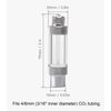 Aquarium CO2 Bubble Counter with Built-in Check Valve for CO2 Generator Regulator, Single Head