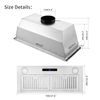 30 inch Built in Range Hood 800CFM Insert Cook Fan Kitchen Stove Touch Control