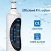 RWF0500A Refrigerator Water Filter Replacement for 4396508, 4392857, 5PACK