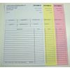 500 Printed 3 Part Carbonless Sets Custom Forms  8.5" x 5.5" business proposals