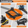 Car Tyre Changing Tools Kit Scissor Jack 2 Ton Labor-Saving Spanner Wind Up Jack