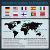 AUTOUTLET OBD2 Diagnostic Device, Car OBD2 Scanner Code Reader OBD2 EOBD Engine Fault Code Reader Scanner with DTC Definition, 10 Languages, Voltage Detection and Monitoring, Car Fault Code Reader