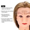 Ochun Eyebrow Template Eyebrow Makeup Ruler Eyebrow Makeup Tool Disposable Eyebrow Drawing Position Measurement 3 Point Makeup Symmetrical Adhesive Makeup Beauty Tool Beginner Convenient Pack of 50