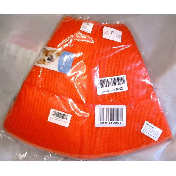 Kuoser Soft Dog Collar Cone Size XL Orange New