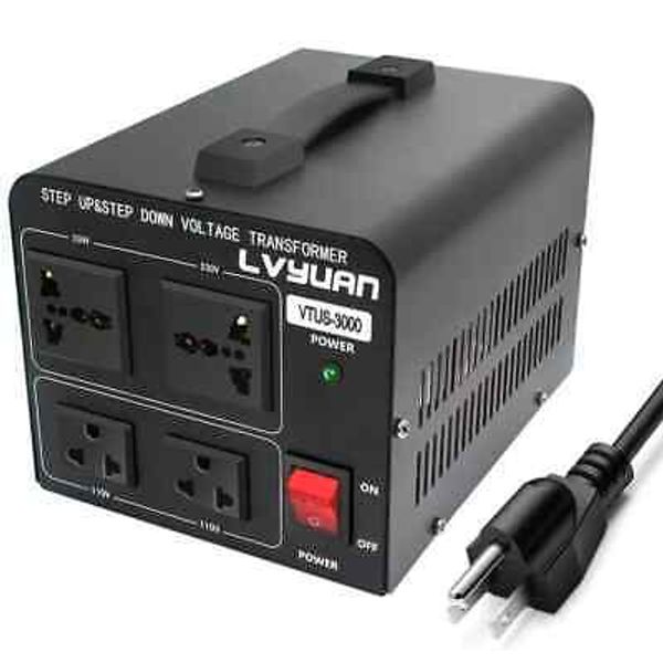 Lvyuan 3000W 5000W Transformer Step Up Down Voltage Converter 220V-110V /110V-22