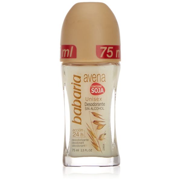 Babaria Roll On Deodorant Oats 75ml Duo