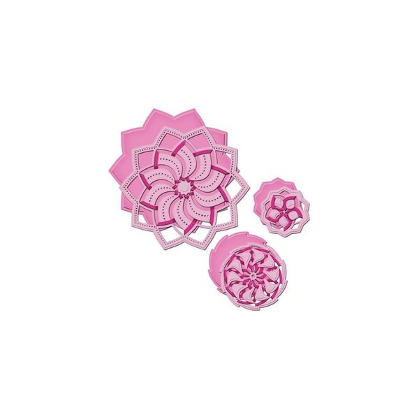 Shapeabilities Spellbinder Paper Arts Pinwheel Delight Die Template