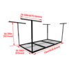HEAVY DUTY 3ft x 6ft Overhead Garage Storage Adjustable Mounted Ceiling Rack BLK