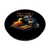 Melting Cheese Mousetrap Clever Mouse With Torch PopSockets Standard PopGrip