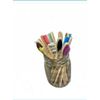 BlustarFreedom 10 Pack Multicolor Bamboo Soft Bristle Toothbrushes