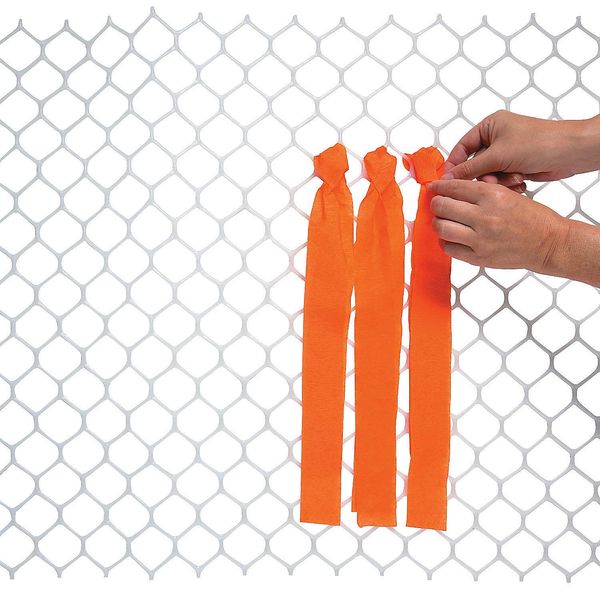 Fun Express DIY Plastic Fence Backdrop Decoration, 3 feet x 2 feet - Party, Event, Wedding and Streamer Decor - 1 Piece