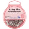 Hemline Nickel Safety Pins Classic Style