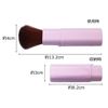 Shishida Seishindo MK-375P Makeup Brush, Slide, Face Brush, Made in Japan, Pink