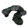 Toolzia Turtle Basking Platform with Rock Ledge, Large Aquarium Ramp for Turtle Setup (22x16x9 cm)