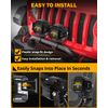 AUXBEAM 4" Side Shooter Square LED Work Driving Light Spot Pods+Black Covers Kit