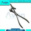 6" Finger Ring Cutter with Circular Blade - Plier Style Handle - Heavy Duty CE