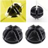 PRETYZOOM 120pcs Wire Cube Connectors, Plastic Storage Cube Connectors, Wire Grid Organizer Shelf Accessory, Black