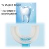 claiol 2 PCS U-Shaped Kids Toothbrush, Soft Manual Training Toothbrush for Kids 6-12 Years (Pink +Blue)