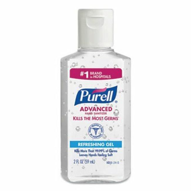 *1-Pack* Purell Advanced Hand Sanitizer 2oz Gel Flip Top Bottle 9606-24-S