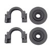XQSMWF 2Set Upper Radiator Mount Bracket & Bushing Compatible with Nissan Maxima Quest Rogue Altima