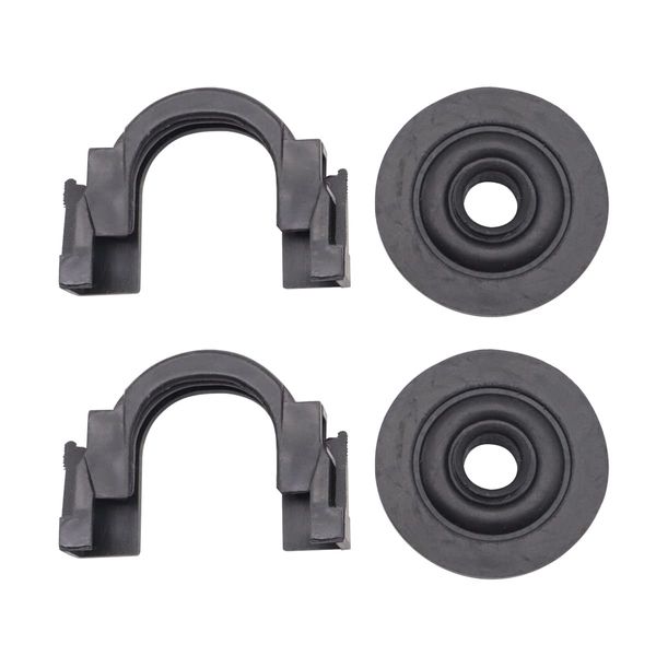 XQSMWF 2Set Upper Radiator Mount Bracket & Bushing Compatible with Nissan Maxima Quest Rogue Altima