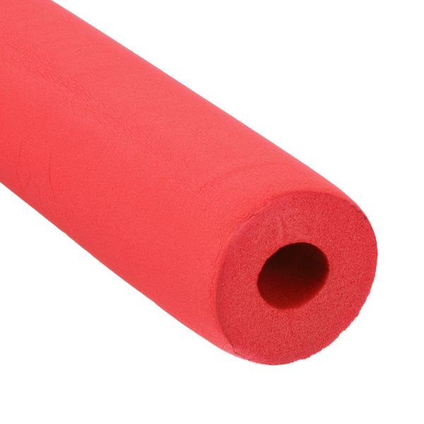 PATIKIL 3.28 Feet Long 1"(25mm) Inner Diameter Pipe Insulation 20mm Thick Rubber Foam Winter Freeze-Proof Tube for Fireproof Water Air Conditioning Industrial Pipes Red