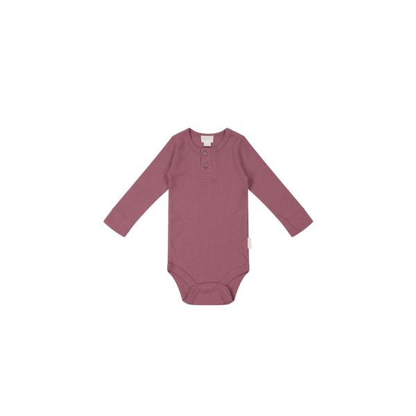 Jamie Kay JBCO246021 Basic Long Sleeve Bodysuit Baby, red (wine)