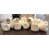 Shepherd Hardware 9120 7/8-Inch Inside Diameter Rubber Leg Tips, 4-Pack, White