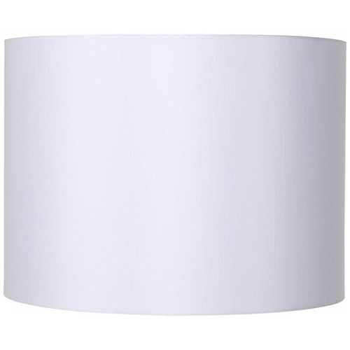White Hardback Medium Drum Lamp Shade 16" Wide x 12" High (Spider) Replacement
