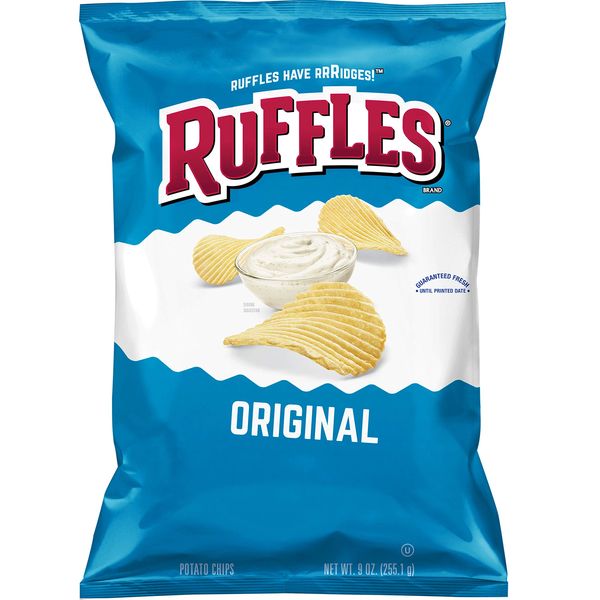 Ruffles Original Potato Chips, 9 Ounce