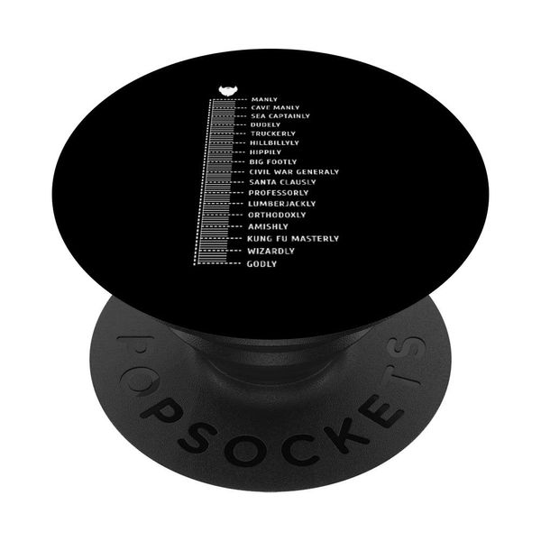 Beard Scale Beard Growth Chart PopSockets Swappable PopGrip