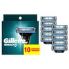 Gillette Mach3 Mens Razor Blade Refills, 10 Count