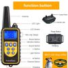 Rechargeable Remote Dog Training Collar with LED Light & Vibration - 3 Collars