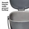 OXO Good Grips Easy-Clean Compost Bin - Charcoal - 2.83 Litre