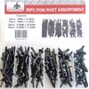 90pc GOLIATH INDUSTRIAL POM RIVET ASSORTMENT POLYOXYMETHYLENE POP PLASTIC PRA90