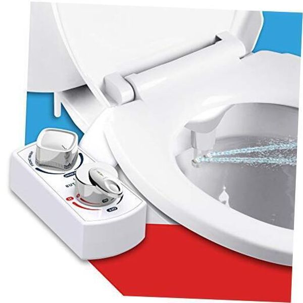 BUTT BUDDY Spa - Bidet Toilet Seat Attachment & Fresh Water Sprayer (Cool &