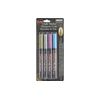 Uchida Bistro Chalk Marker Fine Point Set 4/Pkg-Metallics - Gold, Silver, Red & Blue