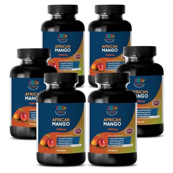 (6 Bot) African Mango Lean, Natural Weight Loss
