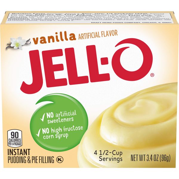 Jell-O Vanilla Instant Pudding & Pie Filling Mix (24 ct Pack, 3.4 oz Boxes)