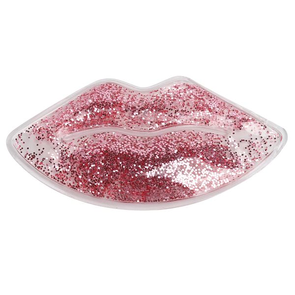 Gel ice pack lip shape, gel ice pack for The lips, reusable Reduces puffiness Leak-proof Hot Cold Compresses Gel pack for cold lips Compress to protect The