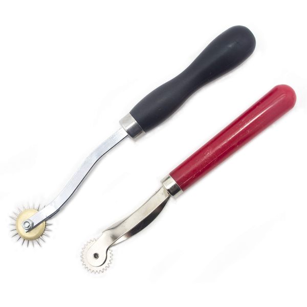 HAND® High Grade Steel Needle-Pointed Tracing Wheel- Pattern Making, Pattern Tracing - Plus a Serrated Edge Tracing Wheel