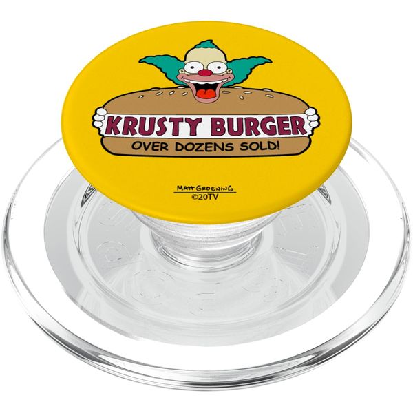 The Simpsons Krusty the Clown Burger PopSockets PopGrip for MagSafe