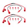 OTOTEC 2 Sets Motorrad LED Blinker Diode Harness Kit mit Einem Einzigen Signal Anzeige