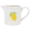 Gisela Graham Ceramic Mini Jug with Lemon Design