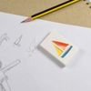 2 x 45mm 'Sail Boat' Erasers/Rubbers (ER00020375)