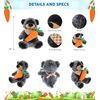 PLUSH CARROT - SUPER-SOFT PLUSH - SITTING BLACK BEAR