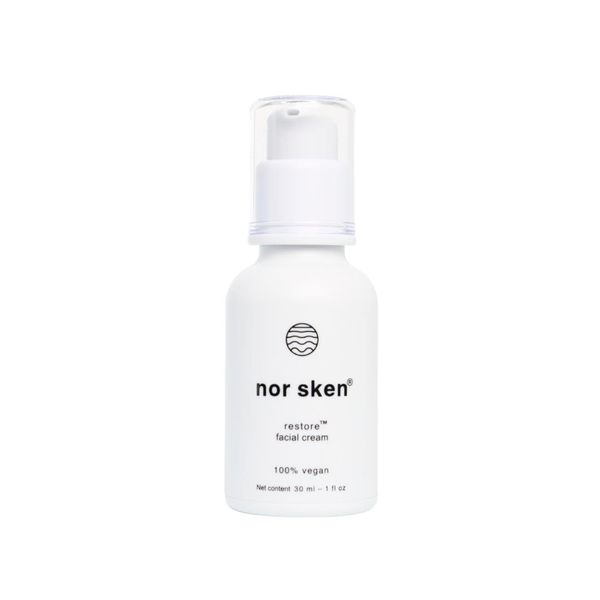 nor sken Reverse-aging Natural, Vegan Facial Cream to Increase Skin Elasticity and Collagen, Decrease Wrinkles and Redness