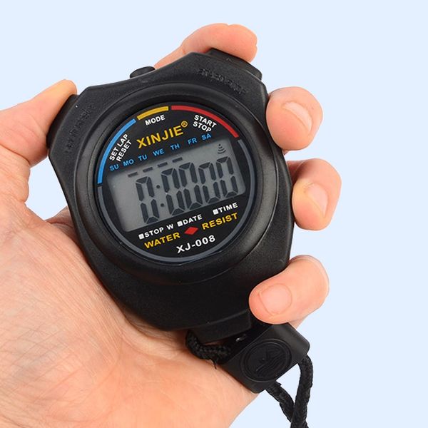 Enstaco Digital Stopwatch Stopwatch Stopwatch Movement Timer, Black